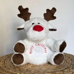 Peluche Veilleuse Renne De Noël Qui Respire Avec Berceuses -Magasin De Jouets En Peluche IMG peluche veilleuse renne noel respire berceuses 1
