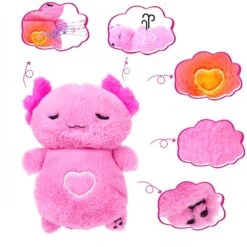 Peluche Veilleuse Rose D’axolotl Qui Respire Avec Berceuses Intégrées -Magasin De Jouets En Peluche IMG peluche veilleuse rose axolotl qui respire berceuses integrees 6