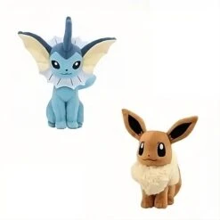 Pack De Peluche Pokemon Evoli 20cm + Aquali Toute Douce -Magasin De Jouets En Peluche Pack de peluche Pokemon Evoli 1