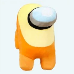 Peluche Among Us Orange Jaune