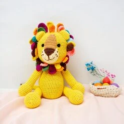 Peluche Tricot Lion 9 Peluche Tricot Lion -Magasin De Jouets En Peluche Peluche Tricot Lion Peluche Tricot 87aa0330980ddad2f9e66f 21cm 4