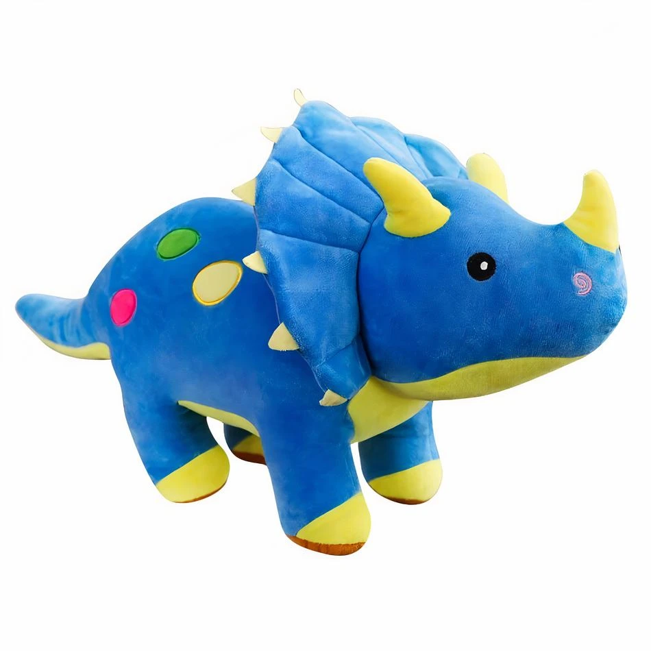 Peluche Dinosaure Toute Douce Bleue 2 Peluche Dinosaure Toute Douce Bleue – Image 2