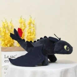 Peluche Dragon Krokmou Noir -Magasin De Jouets En Peluche Peluche dragon Krokmou noir Peluche Dragon Peluche Fantastique 87aa0330980ddad2f9e66f 35cm45cm60cm 3