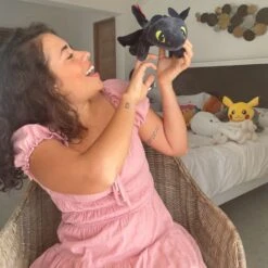 Pack De Peluche Dragon Krokmou Noir + Furie Eclair 8 Pack De Peluche Dragon Krokmou Noir + Furie Eclair -Magasin De Jouets En Peluche Peluche dragon Krokmou noir Peluche Dragon Peluche Fantastique 87aa0330980ddad2f9e66f 35cm45cm60cm 5 1