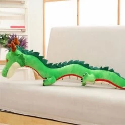 Peluche Dragon Chinois -Magasin De Jouets En Peluche Peluche dragon chinois Peluche Dragon Peluche Fantastique Taille 100cm Couleur Vert 2