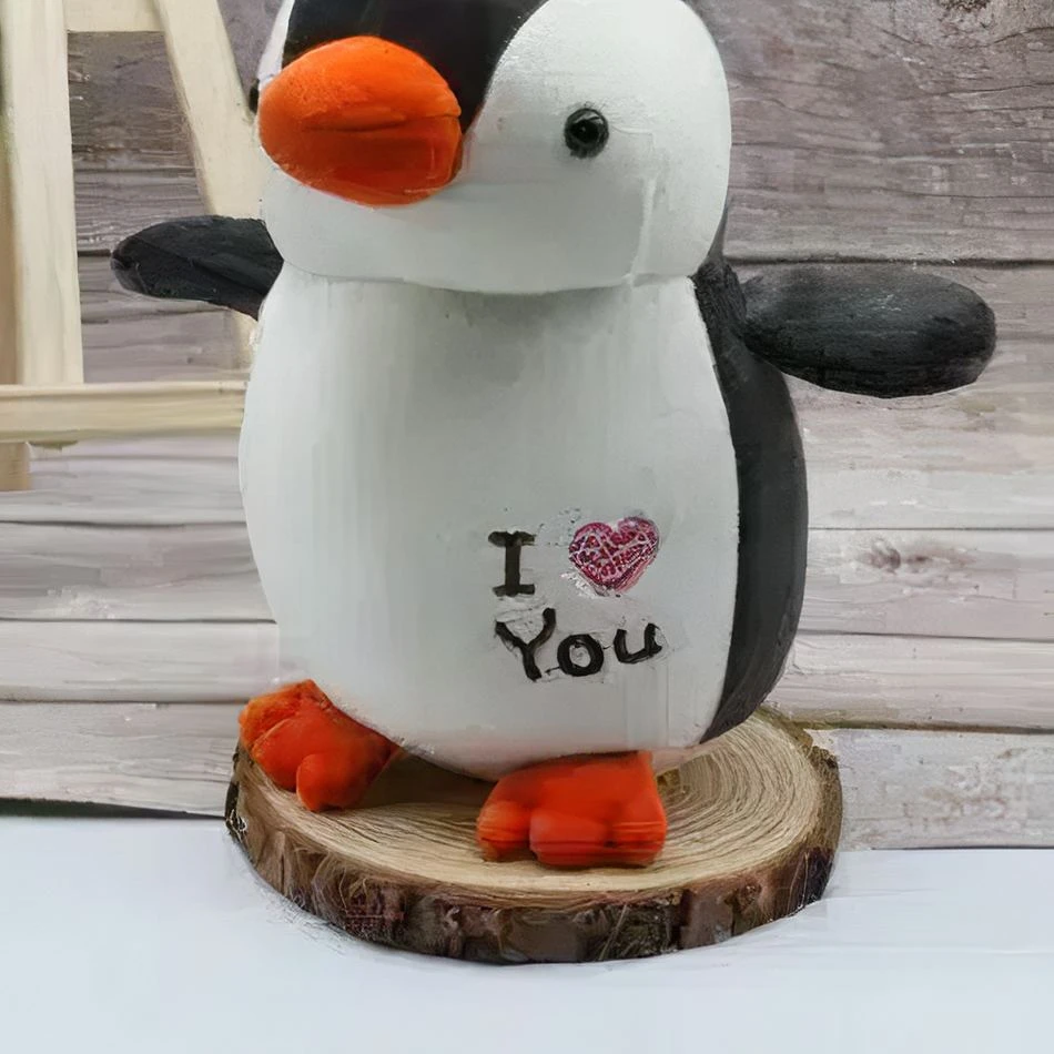 Peluche Pingouin I Love You 4 Peluche Pingouin I Love You – Image 4