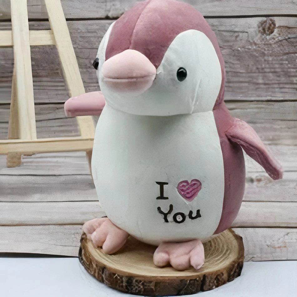 Peluche Pingouin I Love You 2 Peluche Pingouin I Love You – Image 2