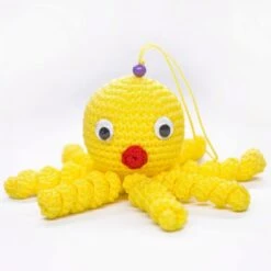 Peluche Poulpe Jaune Douce Tressée Pour Enfant 5 Peluche Poulpe Jaune Douce Tressée Pour Enfant -Magasin De Jouets En Peluche Peluche poulpe jaune douce tressee pour enfant Peluche Pieuvre Peluche Tricot Peluche Animaux Materiau Nylon