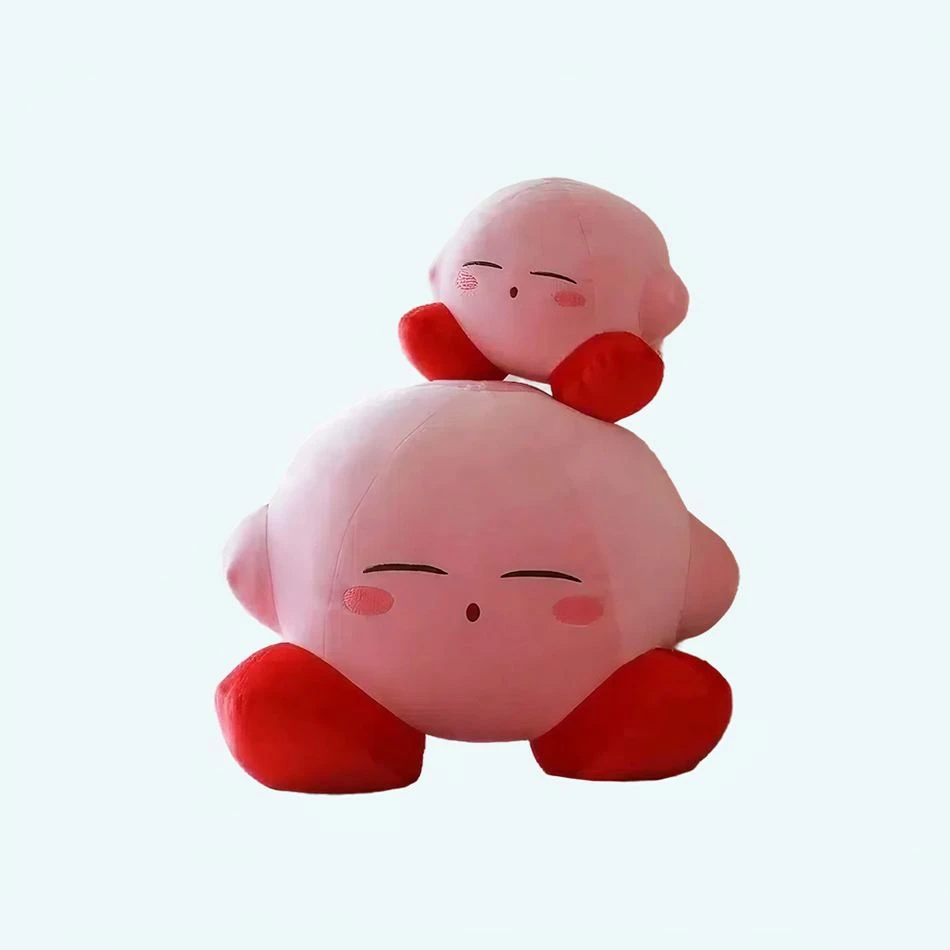 Peluche Rose De Kirby Qui Dort 1 Peluche Rose De Kirby Qui Dort