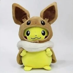 Peluche Pikachu Déguisé En Evoli -Magasin De Jouets En Peluche Peluche Pikachu deguise en Evoli 1
