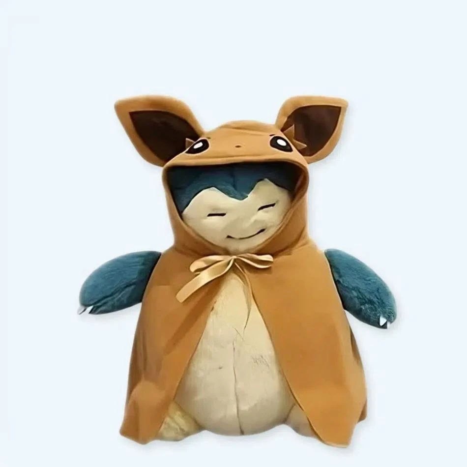 Peluche Ronflex Déguisé En Evoli 1 Peluche Ronflex Déguisé En Evoli