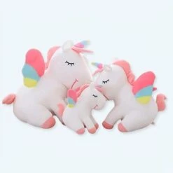 Peluche Licorne Bleue Arc-en-ciel