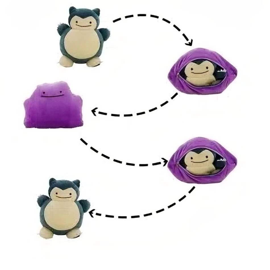 Peluche Oreiller Réversible Ronflex 7 Peluche Oreiller Réversible Ronflex – Image 7