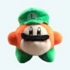 Petite Peluche Kawaii Kirby Déguisé En Luigi