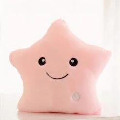 Veilleuse Peluche En Forme D’étoile Lumineux 7 Veilleuse Peluche En Forme D’étoile Lumineux -Magasin De Jouets En Peluche Veilleuse peluche en forme detoile lumineux Peluche Fantastique Peluche musicale Couleur Rose 1