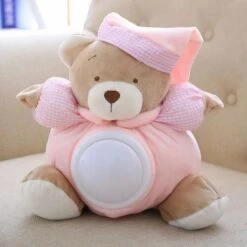 Veilleuse Peluche Ours -Magasin De Jouets En Peluche Veilleuse peluche ours Peluche Fantastique Peluche musicale Couleur Rose