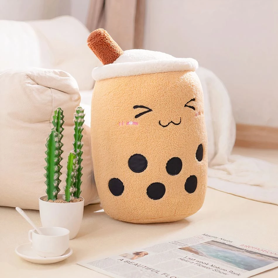 Peluche Bubble Tea Souriante Et Mignonne Pour Enfants 2 Peluche Bubble Tea Souriante Et Mignonne Pour Enfants – Image 2