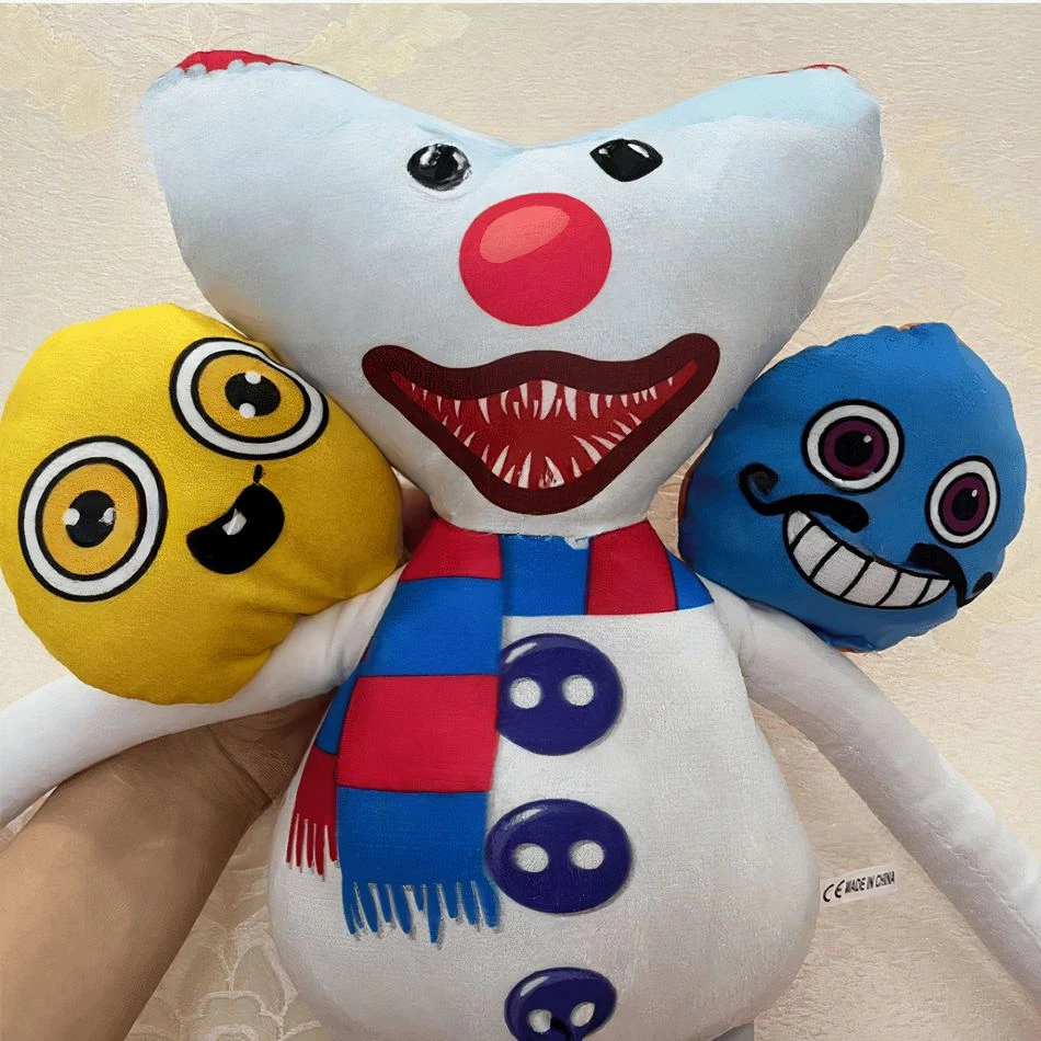 Peluche Huggy Wuggy Qui Fait Peur En Clown 3 Peluche Huggy Wuggy Qui Fait Peur En Clown â Image 3