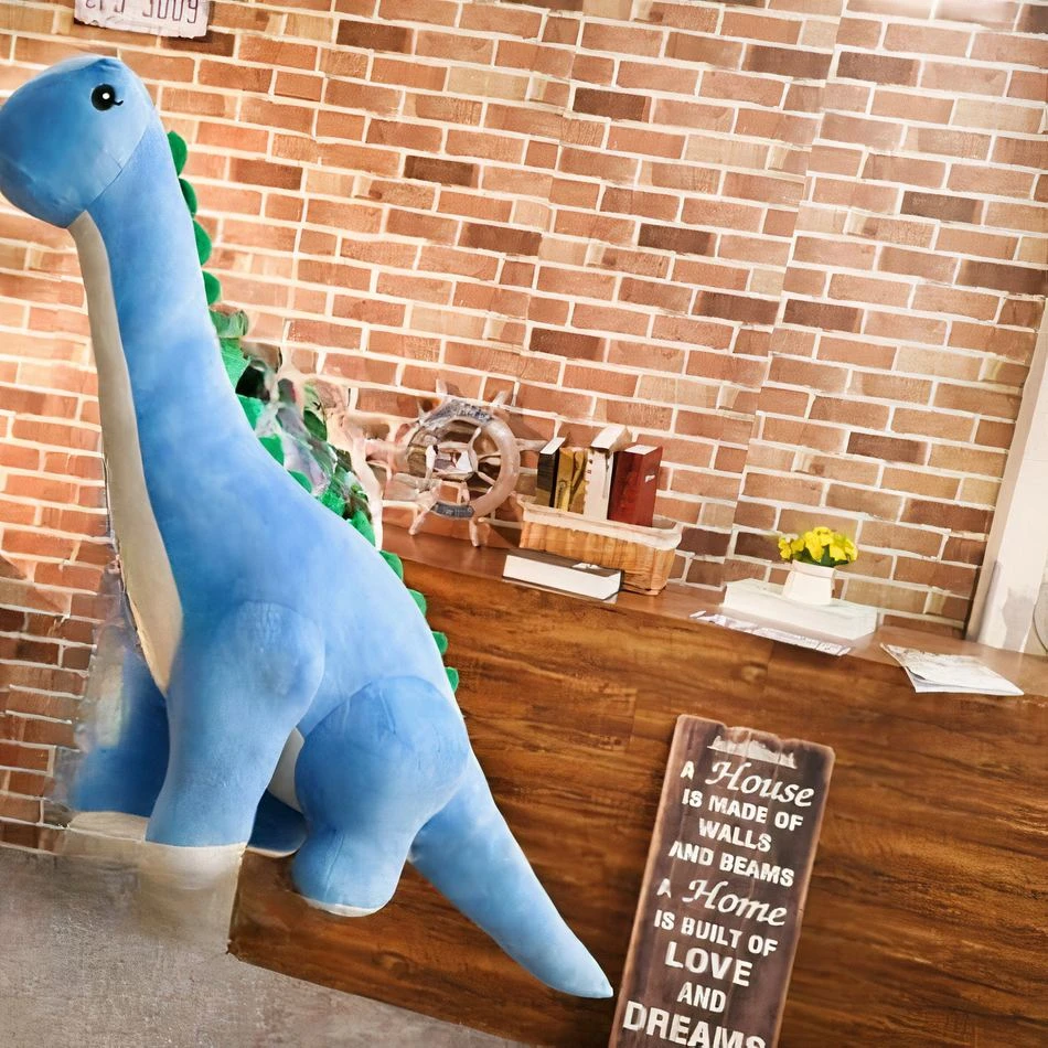 Peluche Dinosaure Bleu 2 Peluche Dinosaure Bleu – Image 2