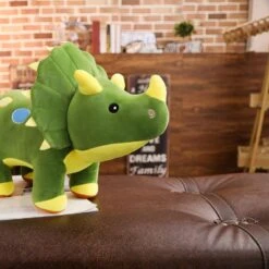 Peluche Dinosaure Toute Douce Verte -Magasin De Jouets En Peluche img Peluche dinosaure toute douce verte 03