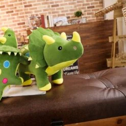 Peluche Dinosaure Toute Douce Verte -Magasin De Jouets En Peluche img Peluche dinosaure toute douce verte 04