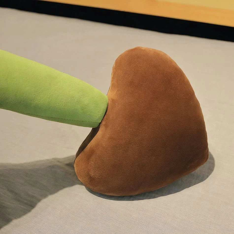 Peluche Dinosaure Vert Kawaii 4 Peluche Dinosaure Vert Kawaii â Image 4