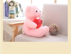 Magasin De Jouets En Peluche -Magasin De Jouets En Peluche img Peluche ourson rose Love 03