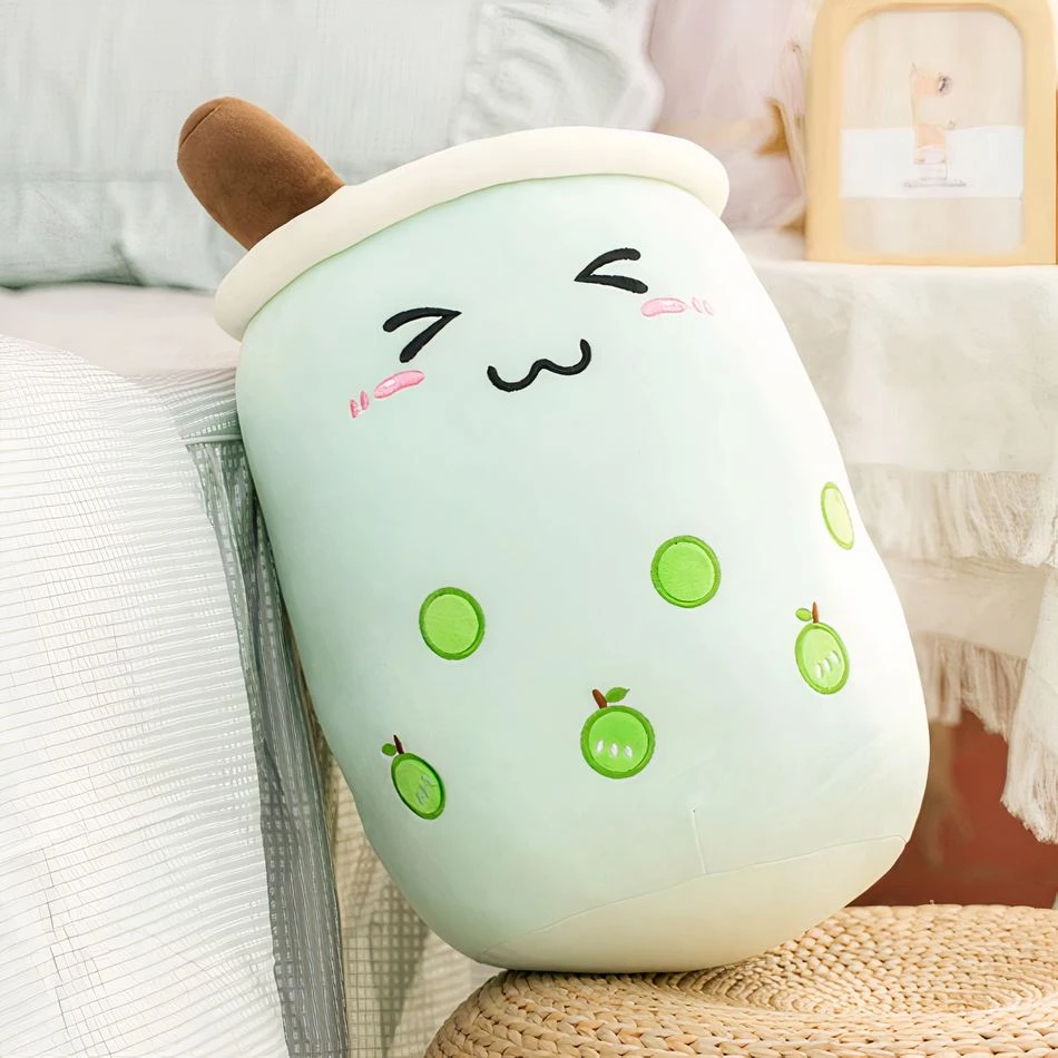 Peluche Bubble Tea Mignon Et Doux En Forme De Coussin 3 Peluche Bubble Tea Mignon Et Doux En Forme De Coussin – Image 3