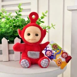 Petite Peluche Teletubbies Pendentif Pour Bébé -Magasin De Jouets En Peluche red 11cm pendant jouet en peluche pour bebe teletubbies variants 11